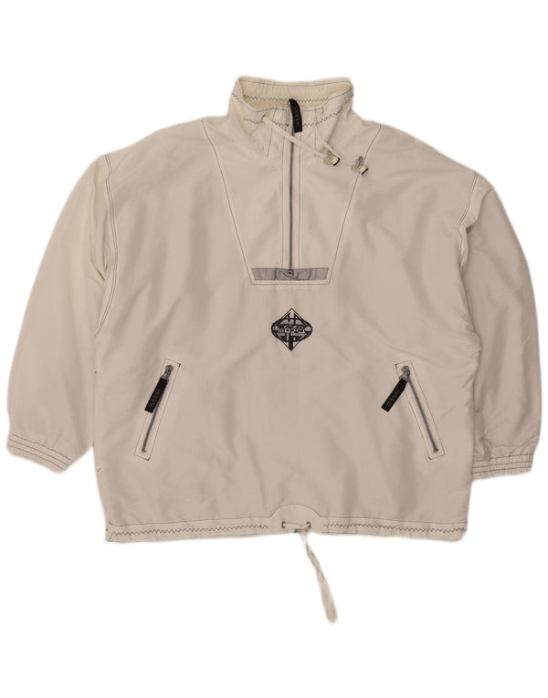 Maser M Γυναικείο Oversized Anorak Jacket UK 16 Large White Polyester