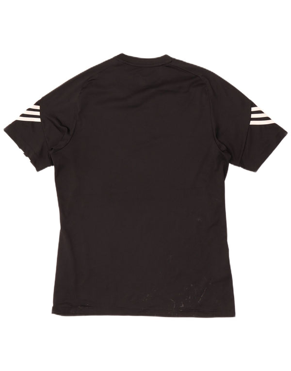 Adidas Mens Climalite Graphic T-Shirt Top Medium Black