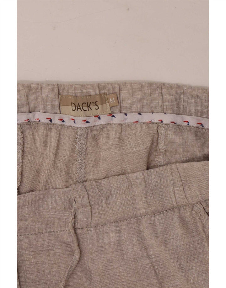 Dack's Γυναικείο Cropped Παντελόνι με Χαλαρή Εφαρμογή Medium W28 L25 Beige