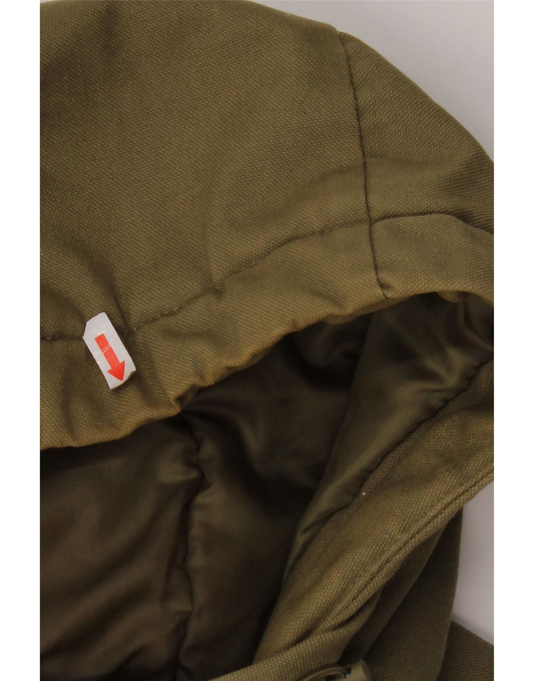 DC Ανδρικό μπουφάν Parka με κουκούλα UK 36 Small Khaki Cotton