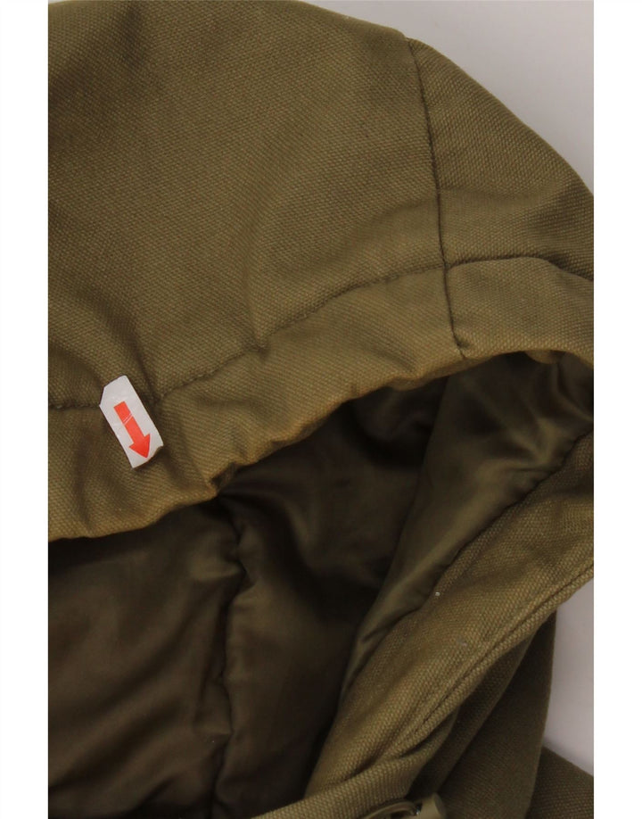 DC Ανδρικό μπουφάν Parka με κουκούλα UK 36 Small Khaki Cotton
