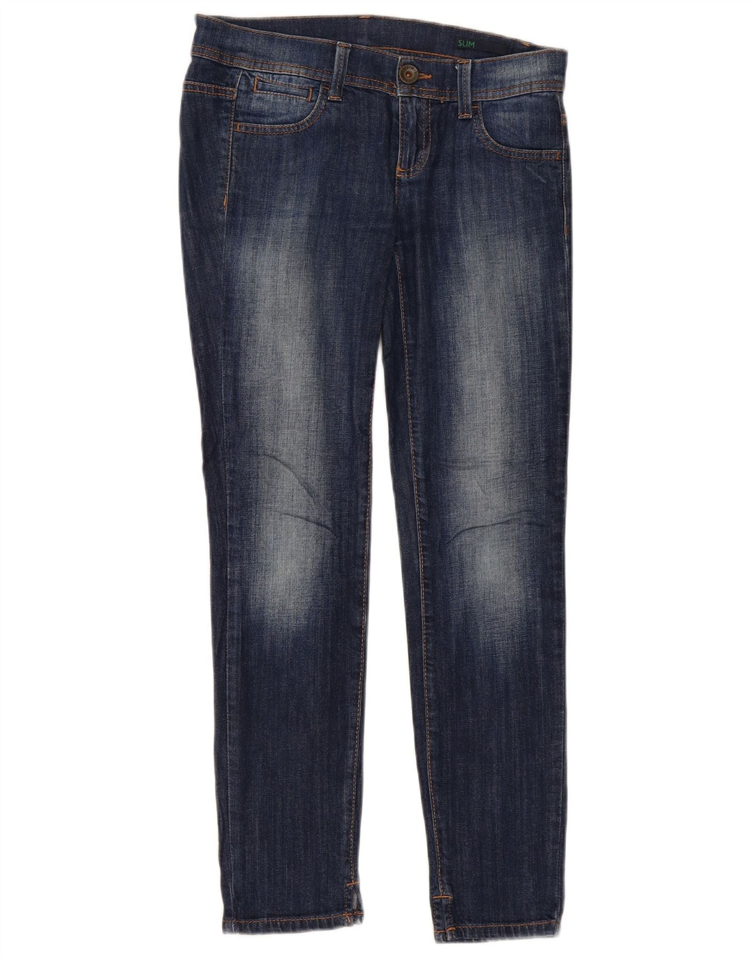 Benetton Γυναικείο Slim Jeans W27 L28 Blue