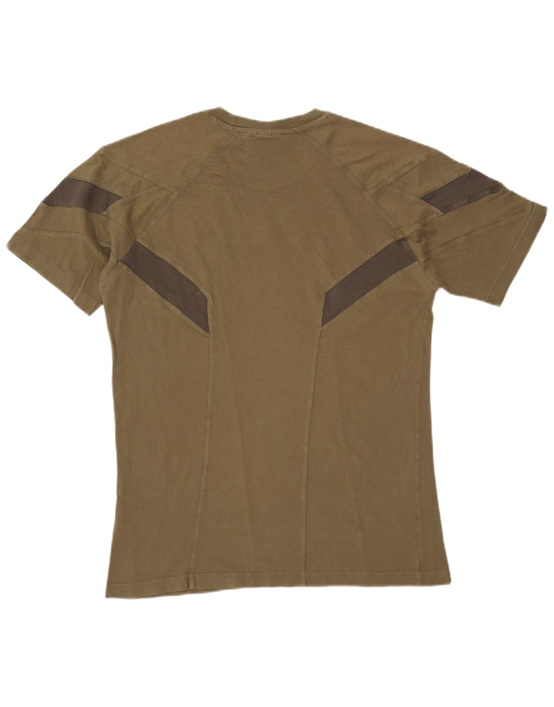 Ανδρικό T-Shirt ADIDAS Top Medium Khaki Colourblock Βαμβακερό