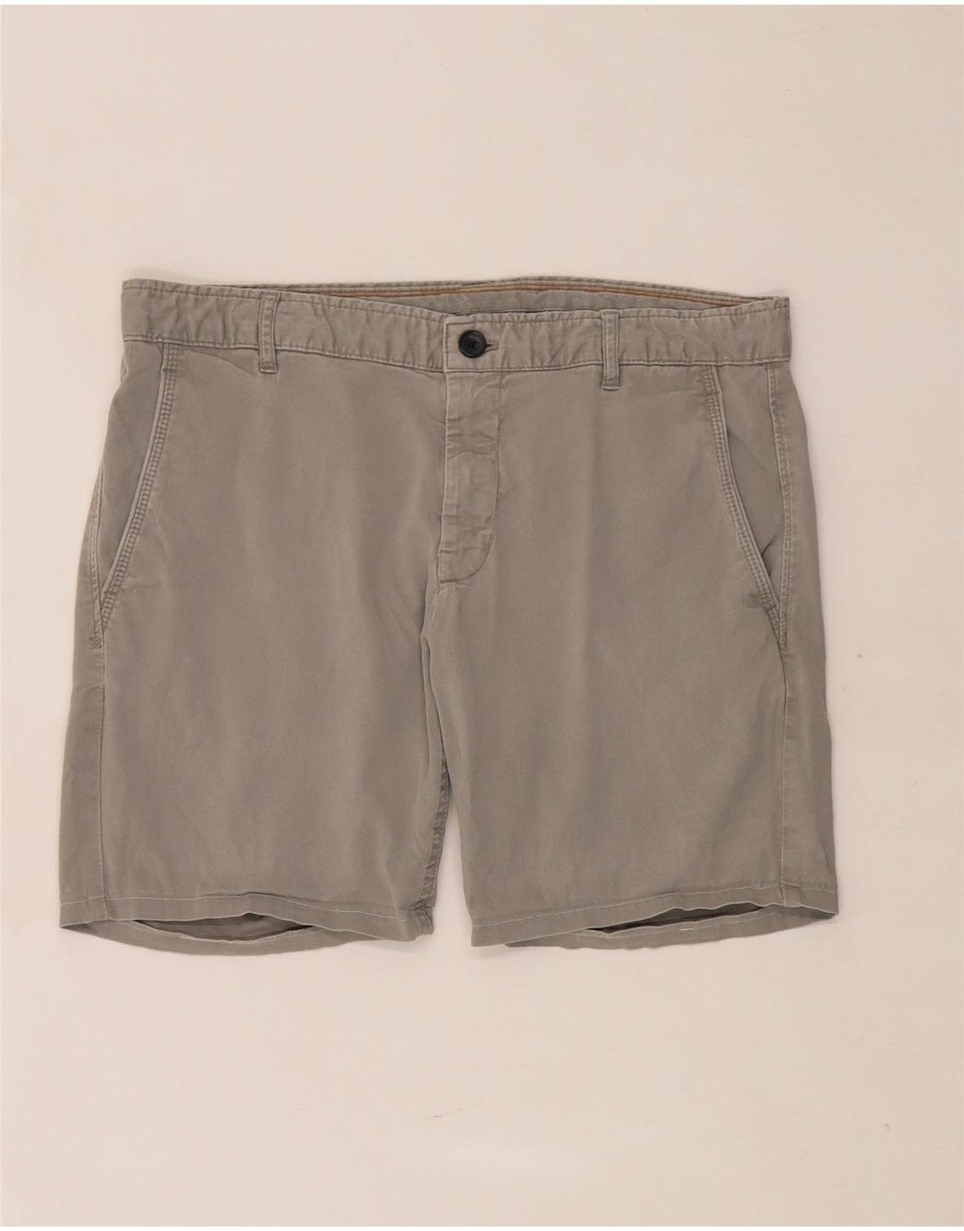 Zara Ανδρικό σορτς Chino EU 42 Large W32 Γκρι
