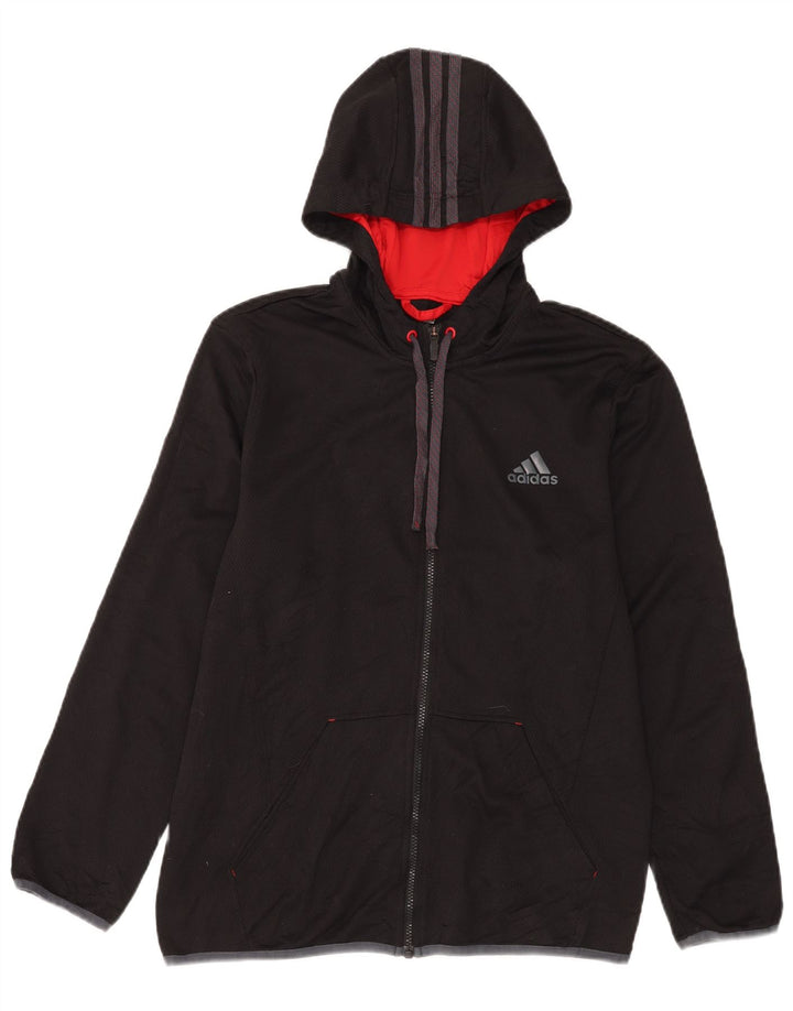 Ανδρική φόρμα με κουκούλα Adidas Top Jacket Μεσαίο Μαύρο Πολυεστέρα