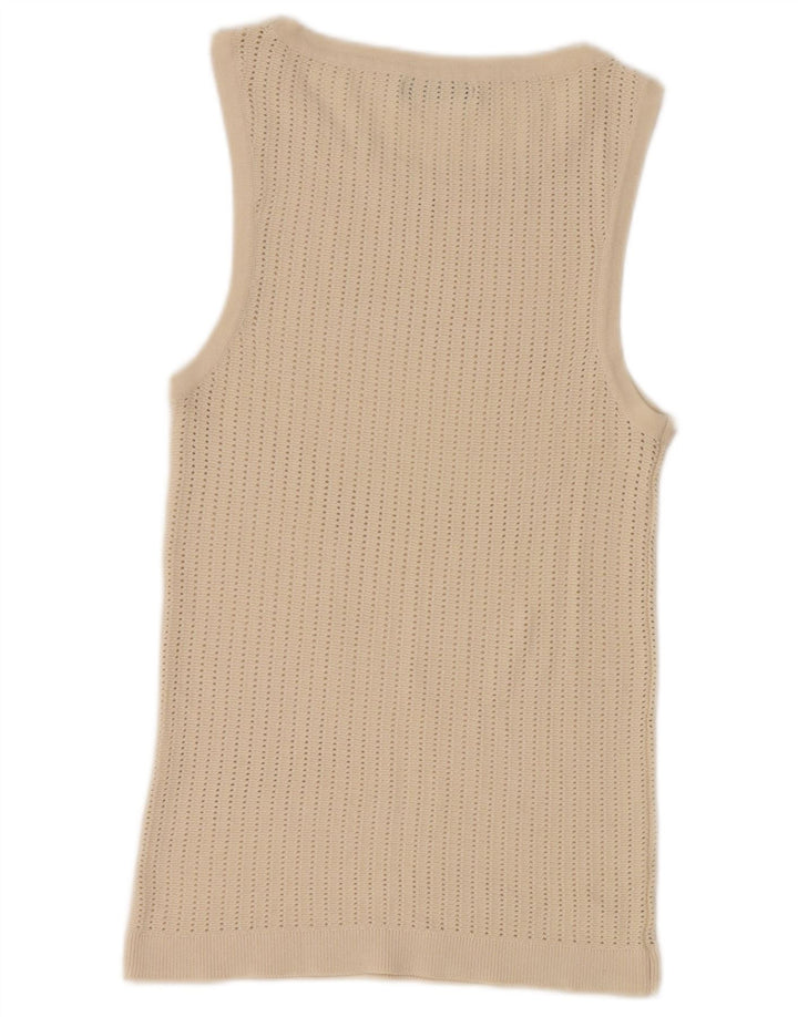 Zara Γυναικείο Γιλέκο Tank Top UK 8 Small Beige