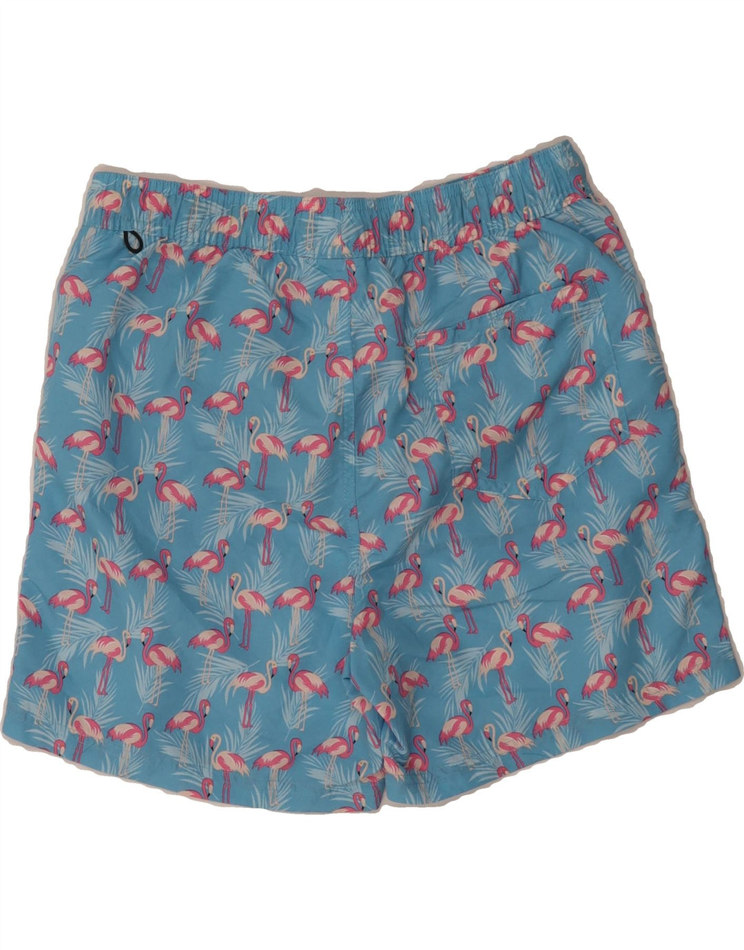 JACK & JONES Mens Swimming Shorts Small  Blue Animal Print Polyester Vintage Jack & Jones and Second-Hand Jack & Jones from Messina Hembry 