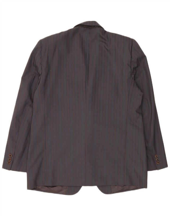 Pierre Cardin Ανδρικό σακάκι με 2 κουμπιά μπλέιζερ IT 54 2XL γκρι ριγέ