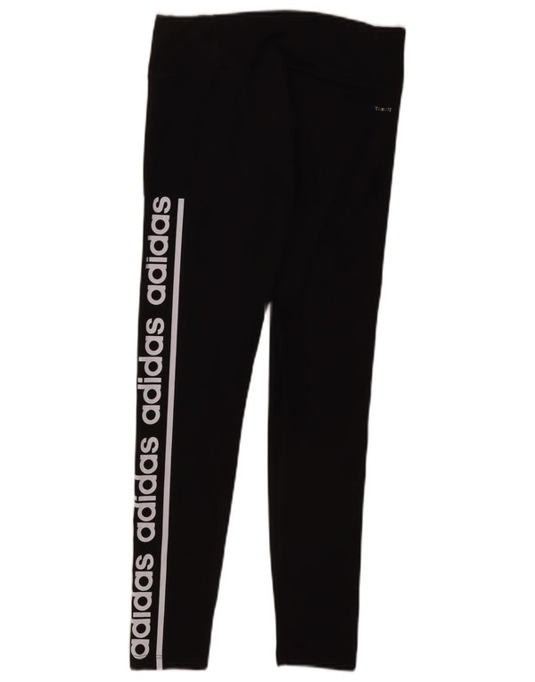 Adidas Γυναικεία κολάν Climalite UK 8/10 Small Black Cotton Sports