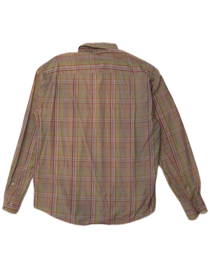 SERGIO TACCHINI Ανδρικό πουκάμισο μεγάλο πράσινο βαμβακερό καρό