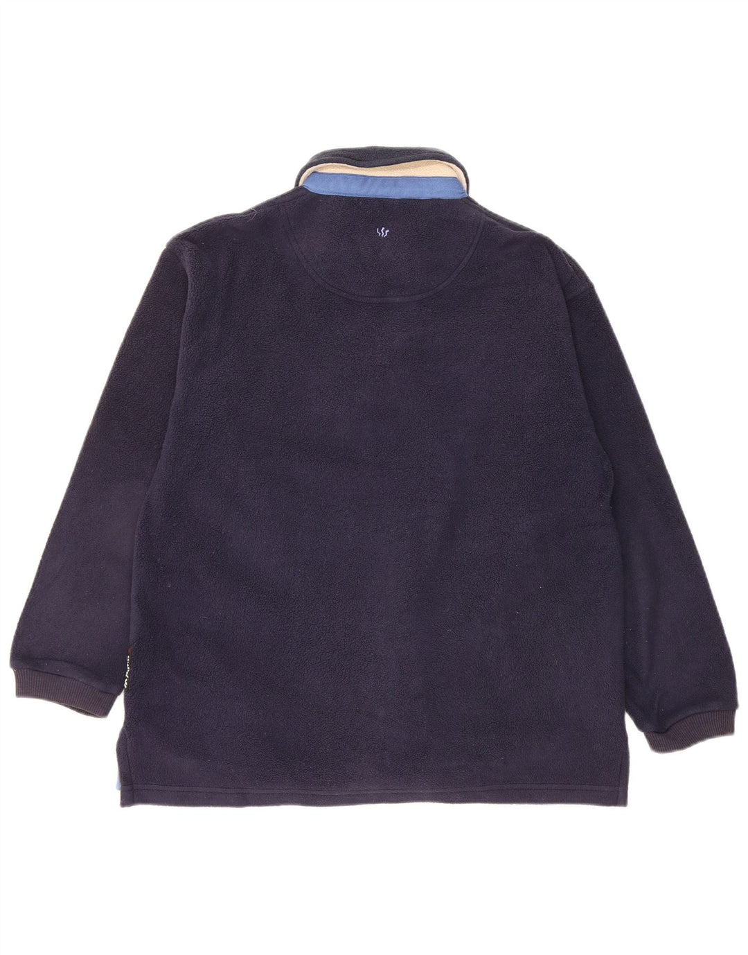 FAT FACE Ανδρικά Polartec Loose Fit Polo Neck Fleece Jumper XS Navy Blue