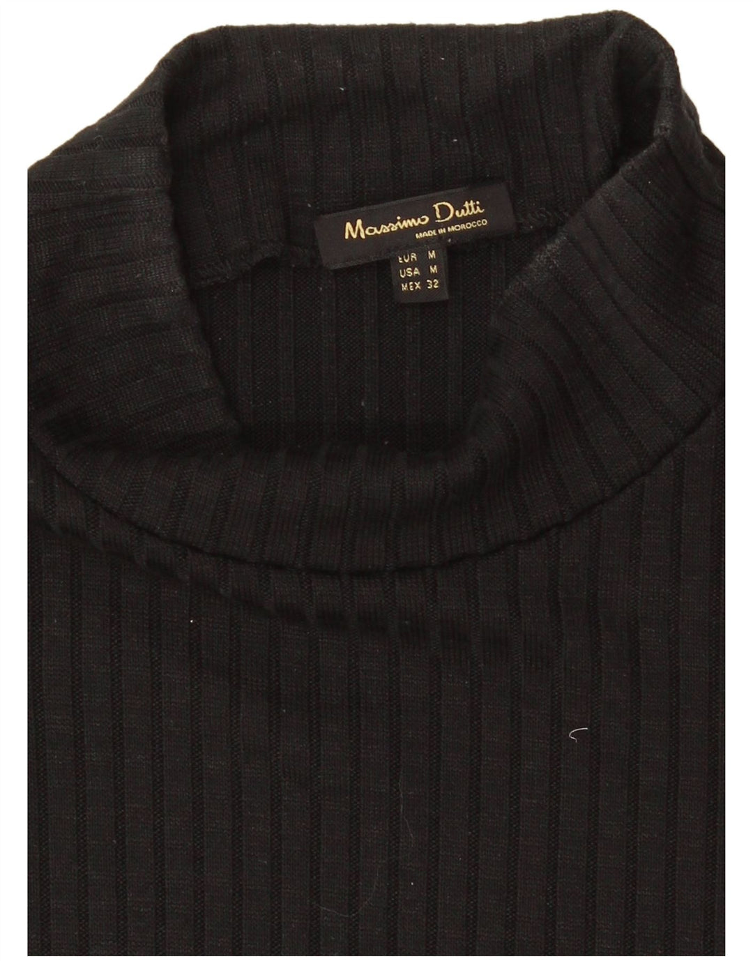 Massimo Dutti Γυναικείο κοντομάνικο Maxi Jumper φόρεμα UK 12 Medium Black