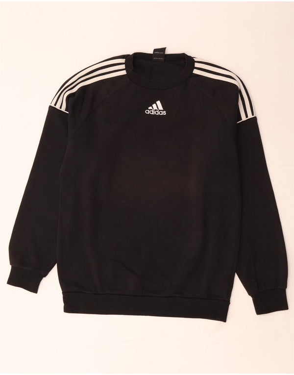 Ανδρικό φούτερ Adidas Jumper UK 36/38 Small μαύρο βαμβακερό