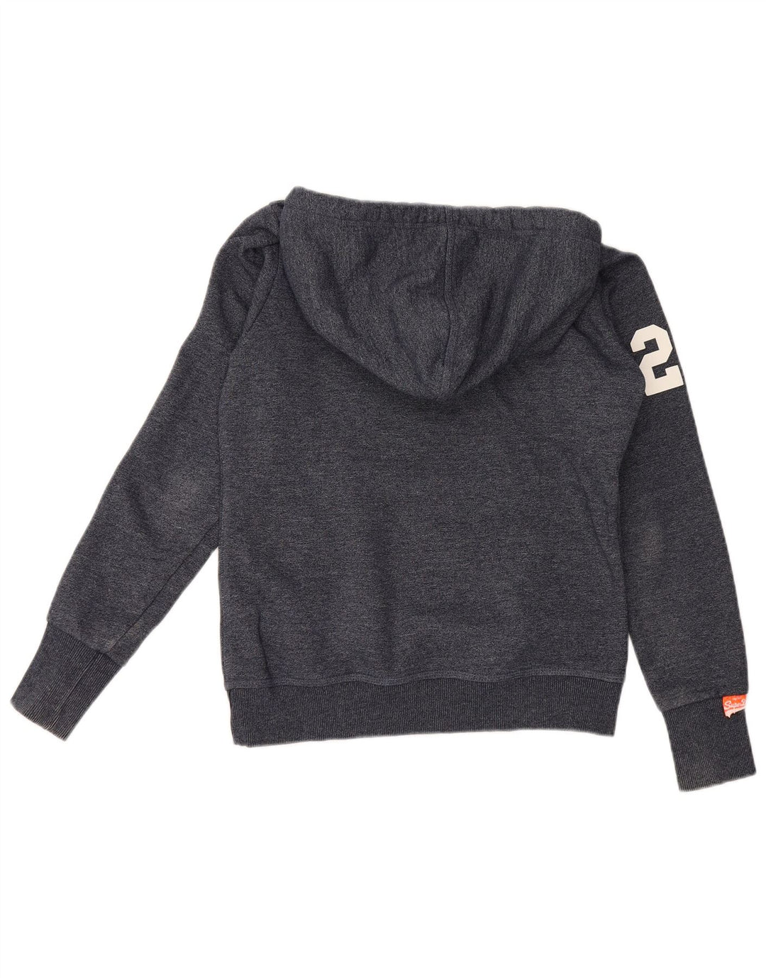 Ανδρικό γραφικό κουκούλα Superdry, βαμβακερό μεσαίο ναυτικό