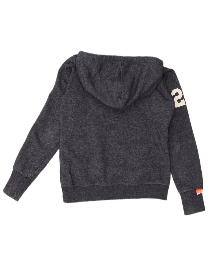 Ανδρικό γραφικό κουκούλα Superdry, βαμβακερό μεσαίο ναυτικό