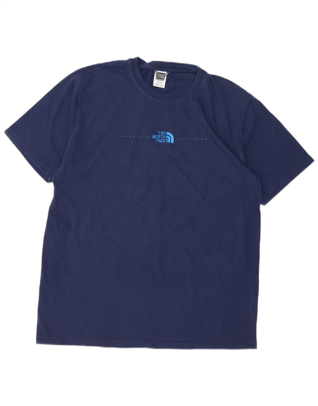 THE NORTH FACE Ανδρικό T-Shirt Top XL Navy Blue Cotton