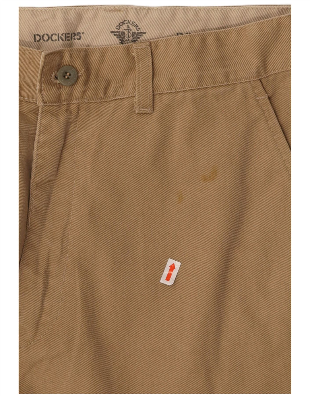 DOCKERS Mens Straight Chino Trousers W33 L34 Beige