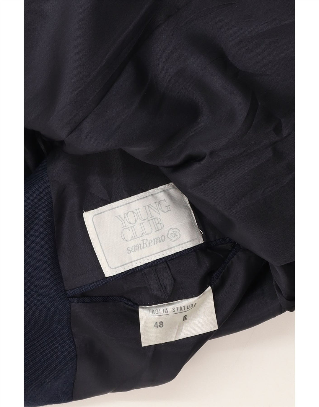 San Remo Ανδρικό μπουφάν Blazer με διπλό στήθος IT 48 Medium Navy Blue