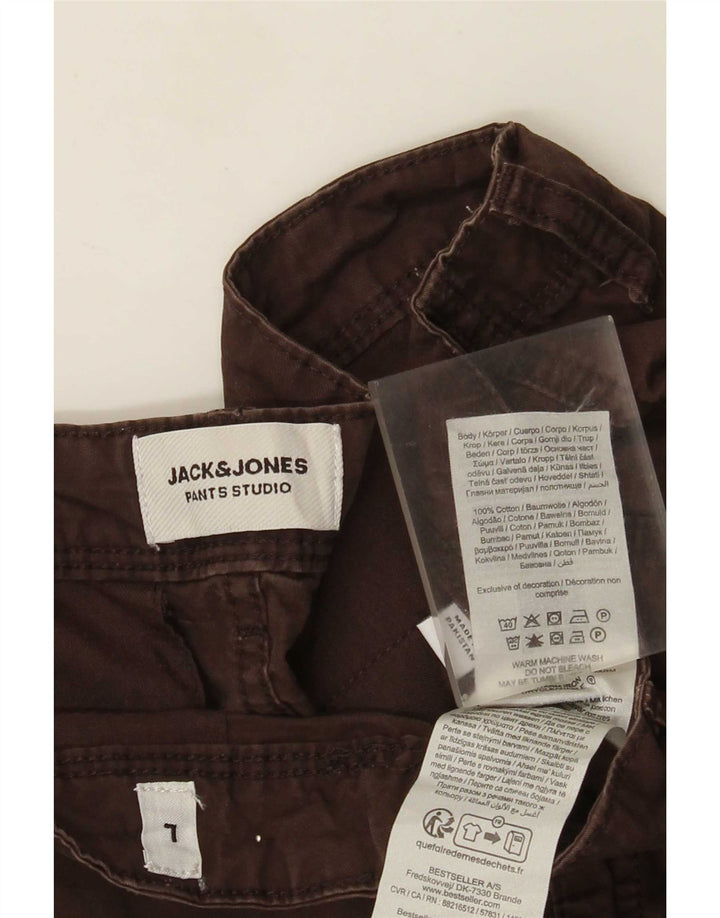 Jack & Jones Ανδρικό σορτς Cargo μεγάλο W34 Καφέ βαμβακερό