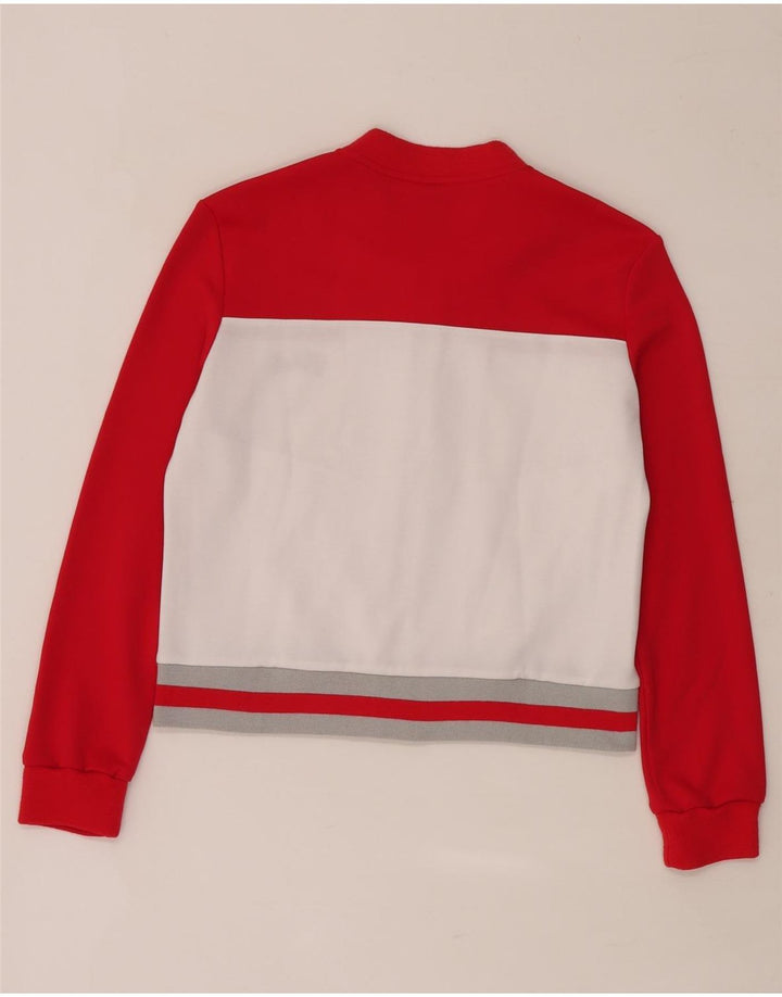 Fila γυναικεία φόρμα Crop Top Jacket UK 10 Small Red Colourblock Polyester