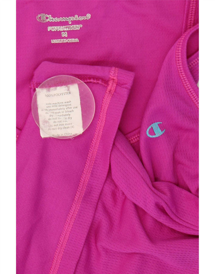 Champion γυναικείο γιλέκο UK 12 Medium Pink Polyester