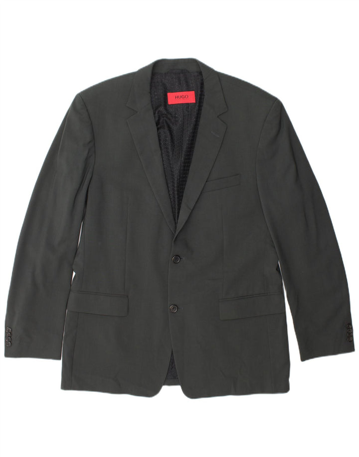 Ανδρικό σακάκι σακάκι Hugo Boss με 2 κουμπιά EU 52 XL Γκρι μαλλί