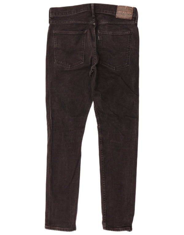 Levi's Mens Line 8 Skinny Jeans W32 L32 Μαύρο βαμβακερό