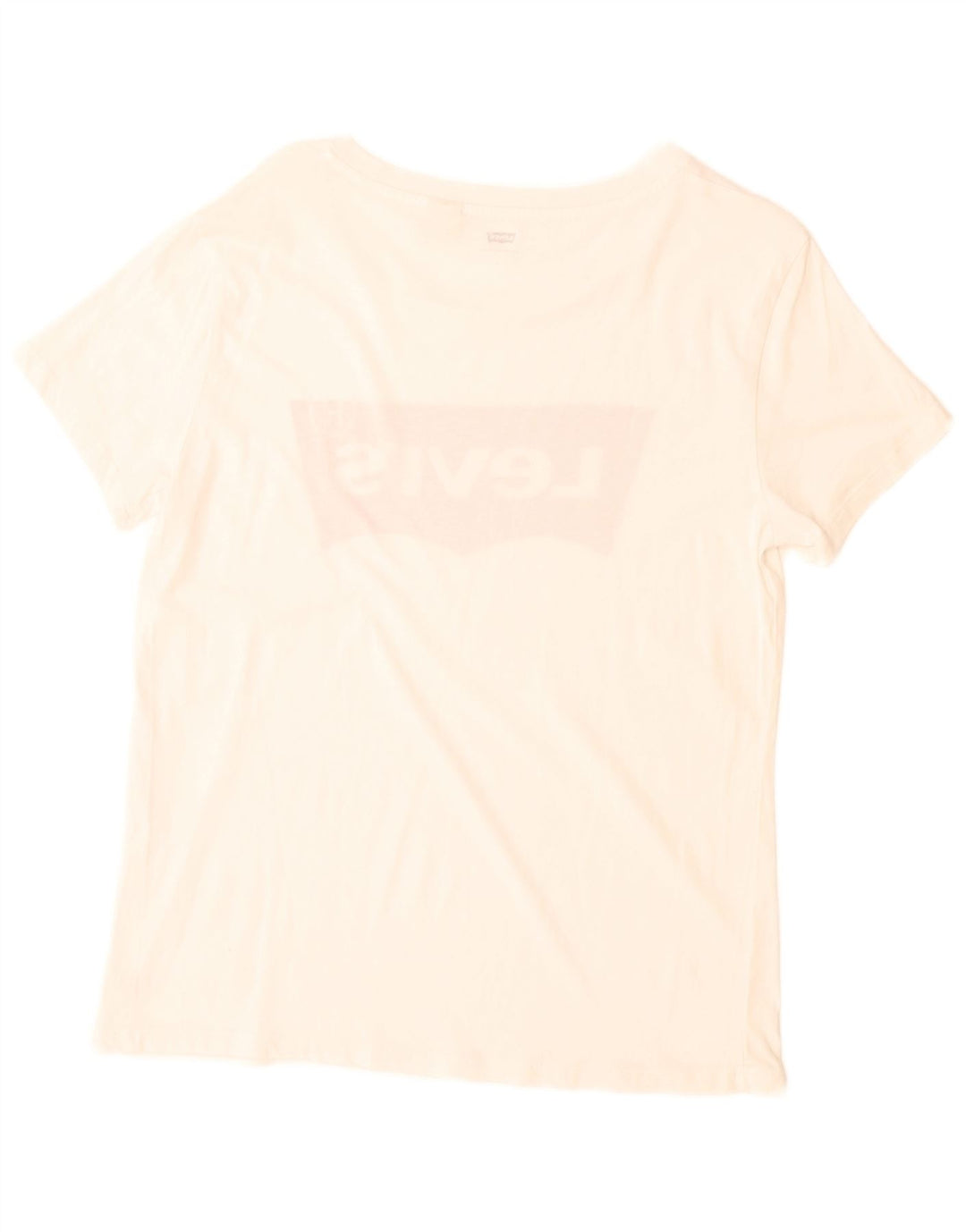Γυναικείο γραφικό T-Shirt Levi's Top UK 14 Medium White