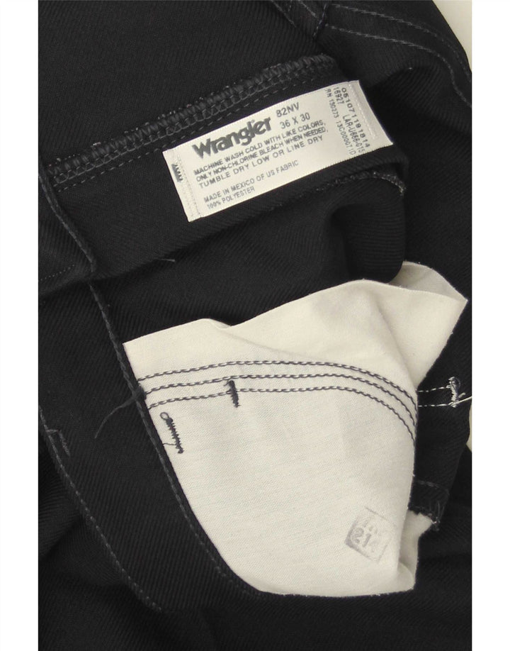 Wrangler Ανδρικό Bootcut Casual Παντελόνι W36 L30 Navy Blue Polyester
