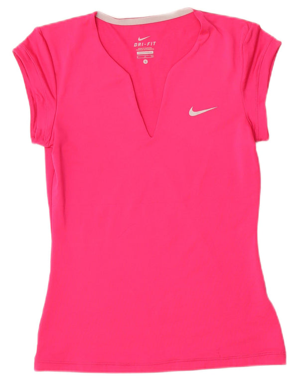 Γυναικείο T-shirt Nike Dri Fit Top UK 8 Small Pink