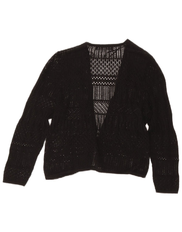 MARKS & SPENCER Γυναικείο πουλόβερ See Through Cardigan UK 8 Small Black