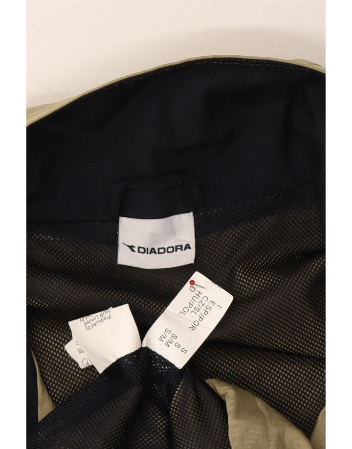 DIADORA Mens Rain Jacket UK 36 Small Green Polyamide Vintage Diadora and Second-Hand Diadora from Messina Hembry 