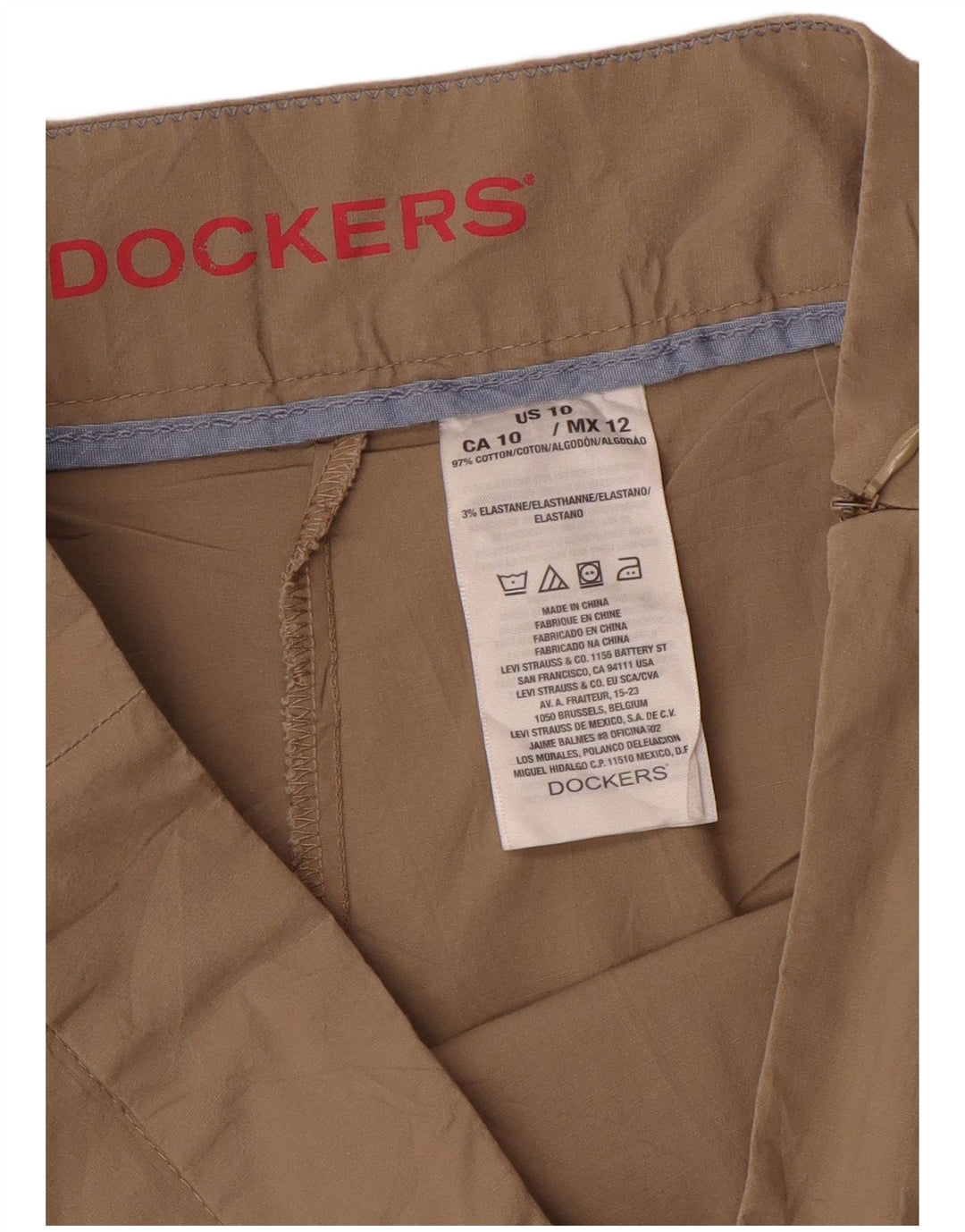 Dockers Γυναικείο Skort US 10 Large Beige Βαμβακερό