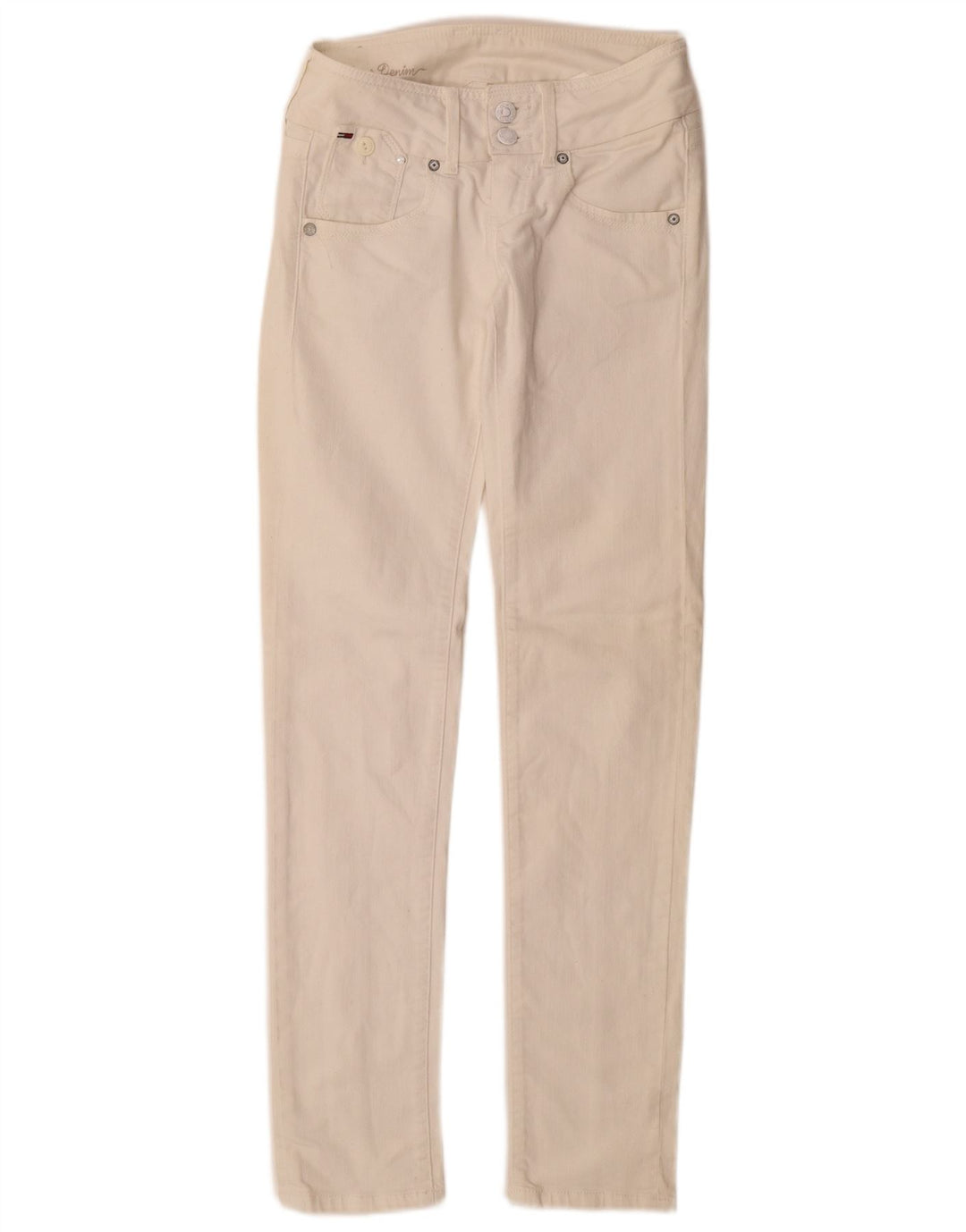 Tommy Hilfiger Γυναικείο Slim Jeans W25 L32 Λευκό βαμβακερό