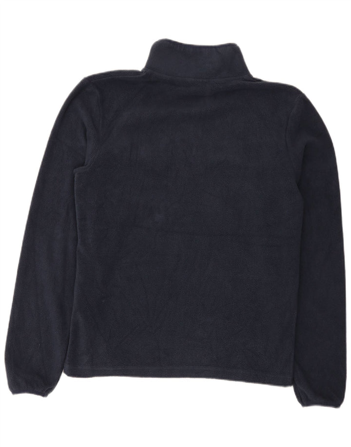 Jack & Jones Ανδρικό φερμουάρ με λαιμόκοψη Fleece Jumper Μικρό Navy Blue Polyester