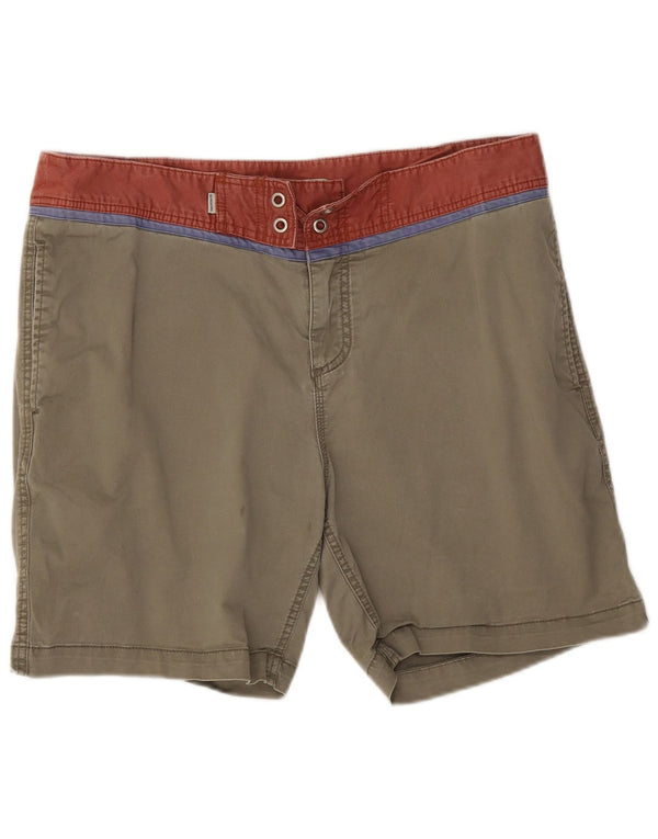 Ανδρικό σορτς Quiksilver W36 μεγάλο χακί, βαμβακερό