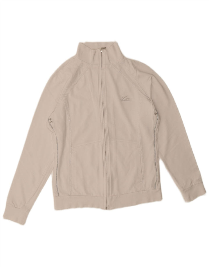 Γυναικεία αθλητική φόρμα Lotto Top Jacket UK 14 Large White