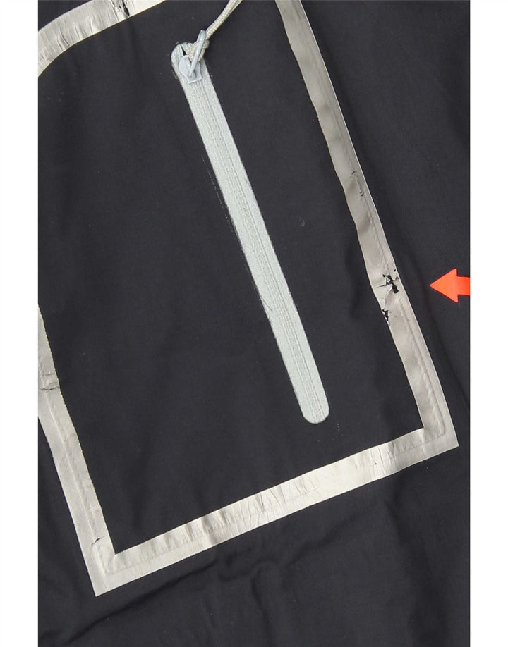 Γυναικείο γραφικό μπουφάν βροχής Invicta UK 16 Large Navy Blue Colourblock