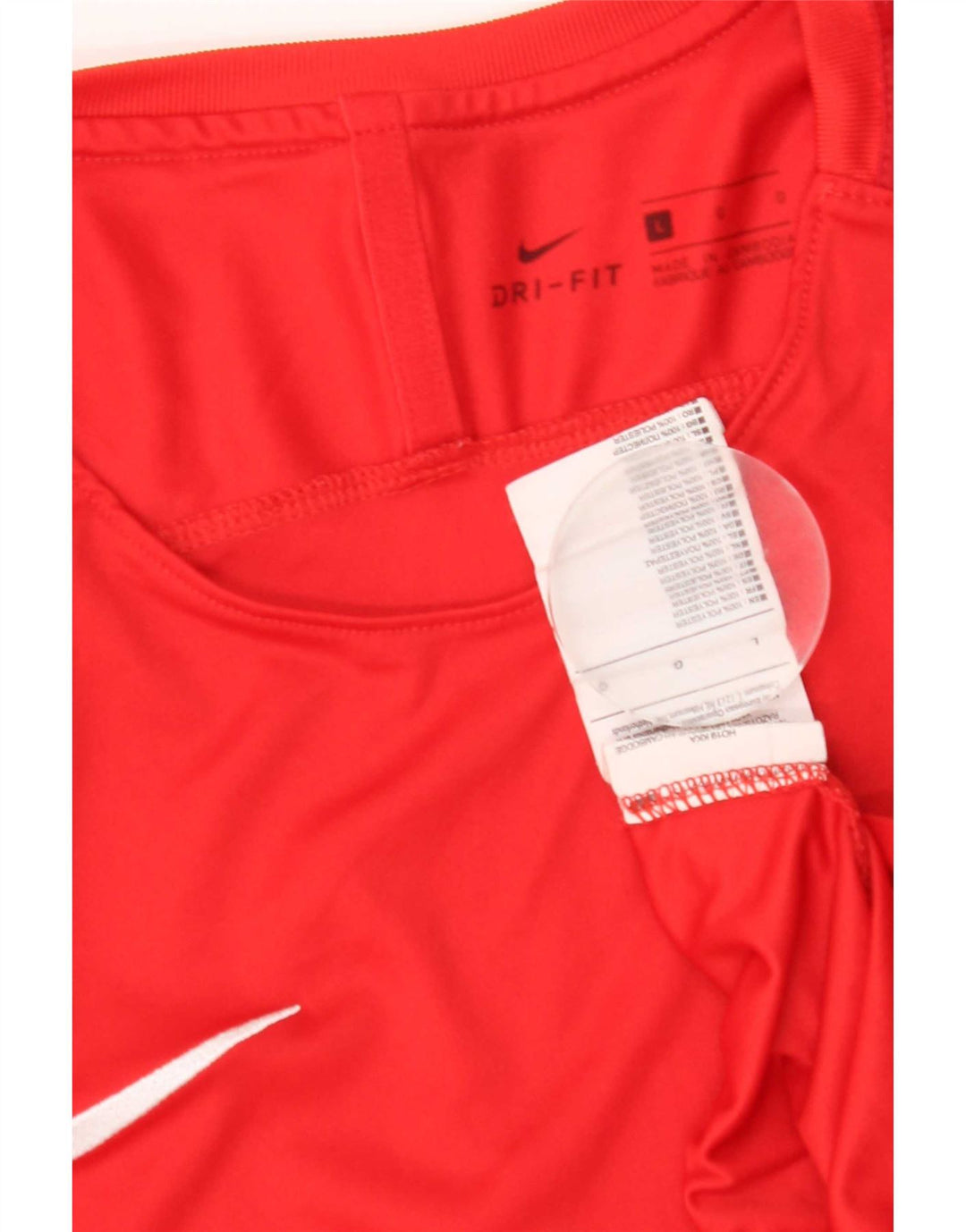 Ανδρικό T-Shirt Nike Dri Fit Top μεγάλο κόκκινο πολυεστέρα