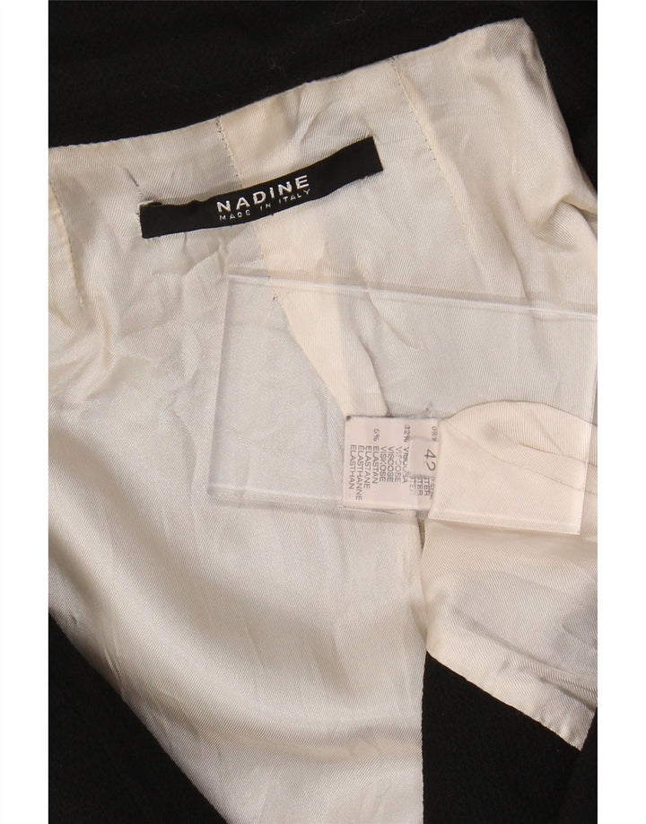 NADINE Γυναικείο Μπουφάν Blazer Crop 1 Button IT 42 Medium Black Polyester