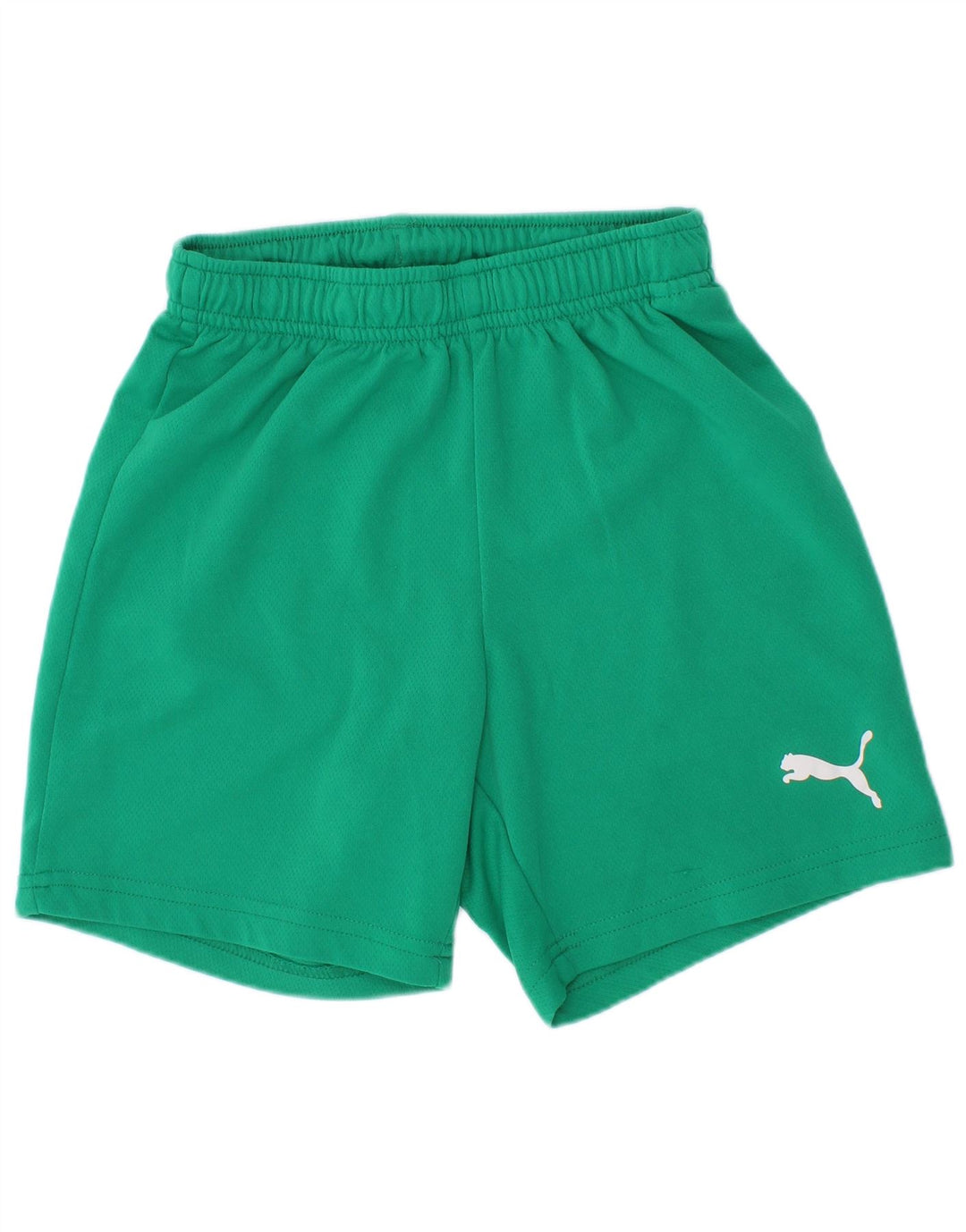 Puma Boys Sport σορτς 7-8 ετών πράσινο πολυεστέρα