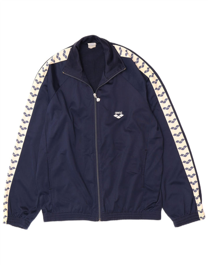 Ανδρική αθλητική φόρμα γραφικών Arena Top Jacket Large Navy Blue Colourblock