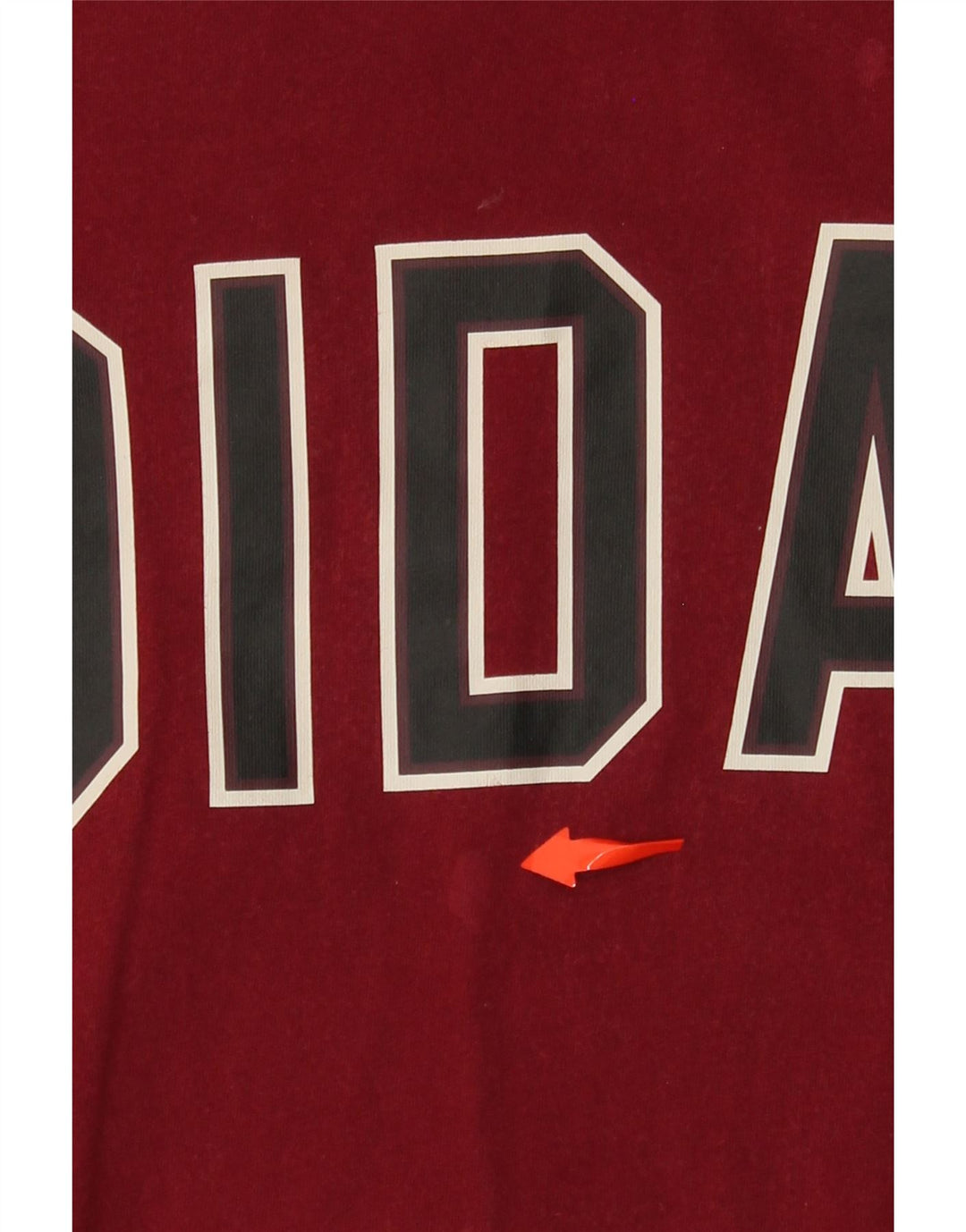 Γυναικείο γραφικό μπλουζάκι ADIDAS Top UK Small 10 μπορντό