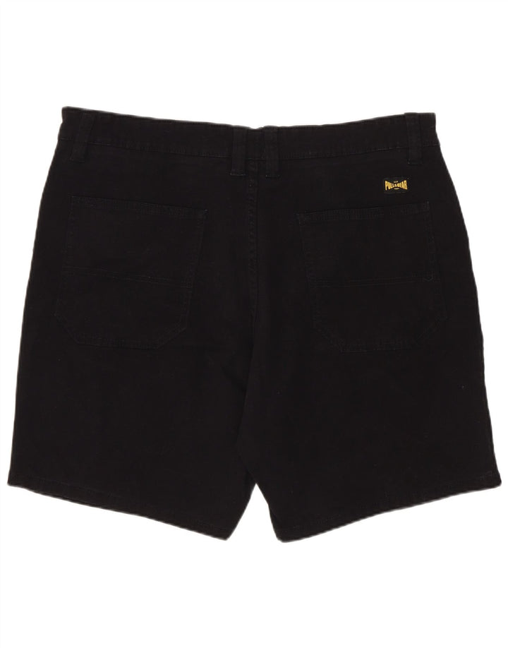 Ανδρικό τζιν σορτς Pull & Bear EU 44 Large W34 Μαύρο βαμβακερό