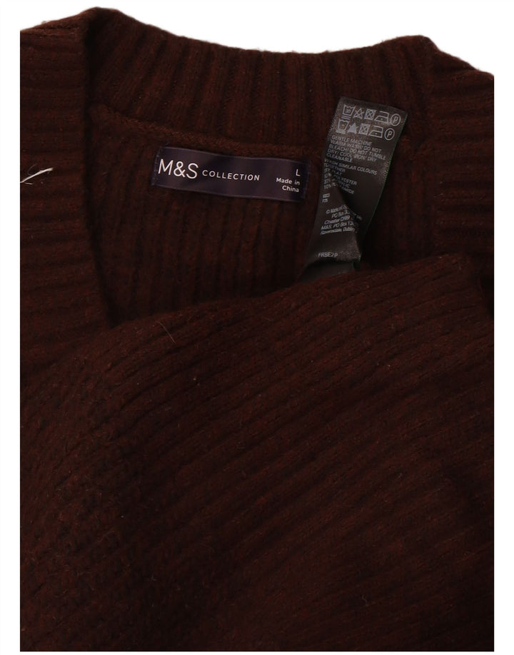 Marks & Spencer Γυναικείο γιλέκο Tank Top UK 16 Large Brown Polyester