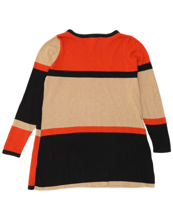 Marks & Spencer Γυναικείο πουλόβερ με λαιμόκοψη UK 14 Medium Orange
