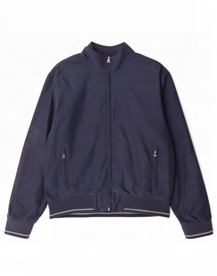Marks & Spencer Ανδρικό μπουφάν Bomber Regular Fit UK 38 Medium Navy Blue