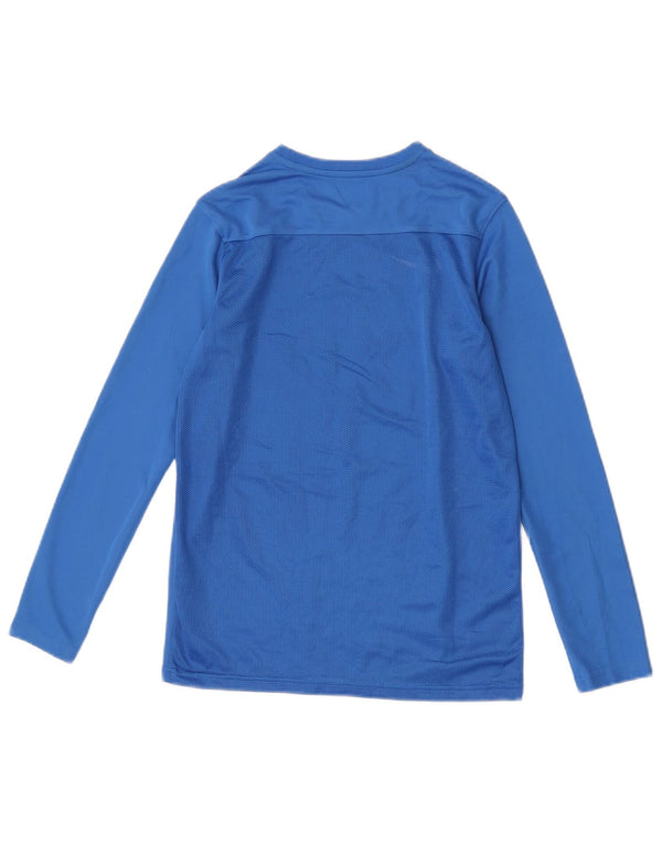 Nike Boys Dri Fit Top μακριά μανίκια 12-13 ετών, μεγάλο μπλε
