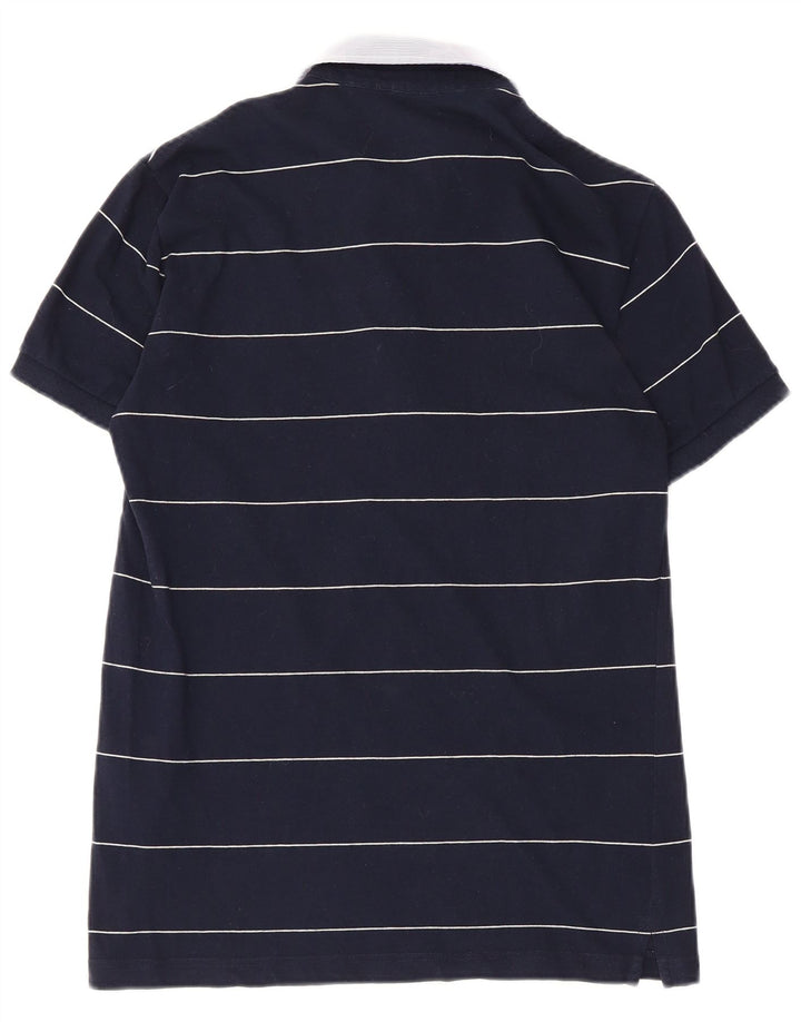 Fred Perry Ανδρικό πουκάμισο πόλο με μεσαίο μπλε ναυτικό βαμβακερό ριγέ