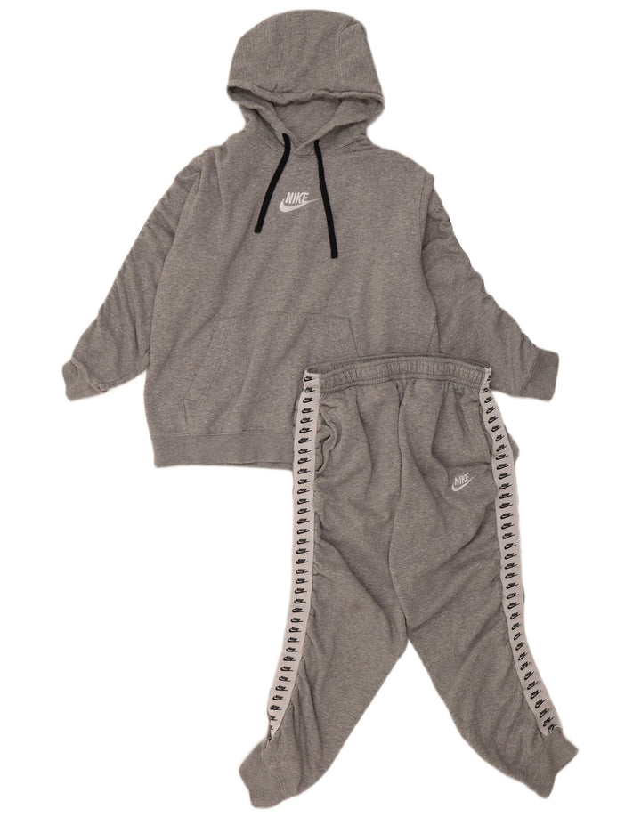 Γυναικεία γραφική φόρμα NIKE UK 14 μεσαίου γκρι χρώματος βαμβακερή